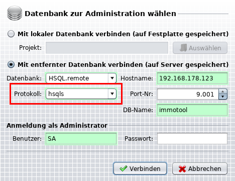 SSL-Verschlüsselung im AdminTool aktivieren
