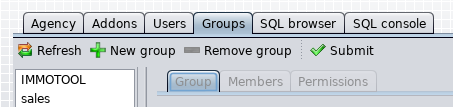 Manage user groups
